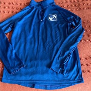 Boys Under Armour Blue Quarter-Zip Pullover